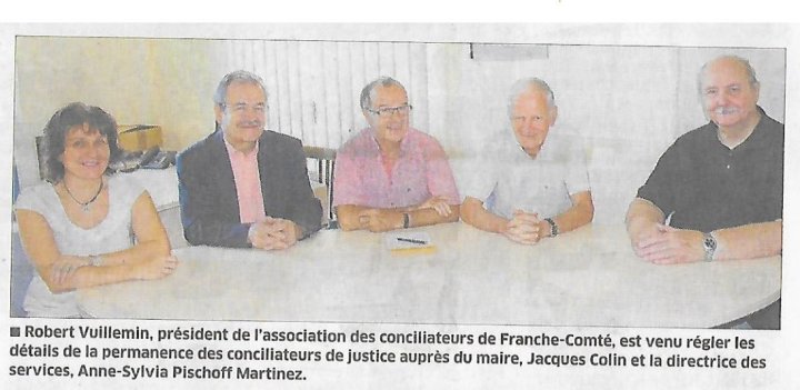 Giromagny nouveaux conciliateurs Photo Est Républicain